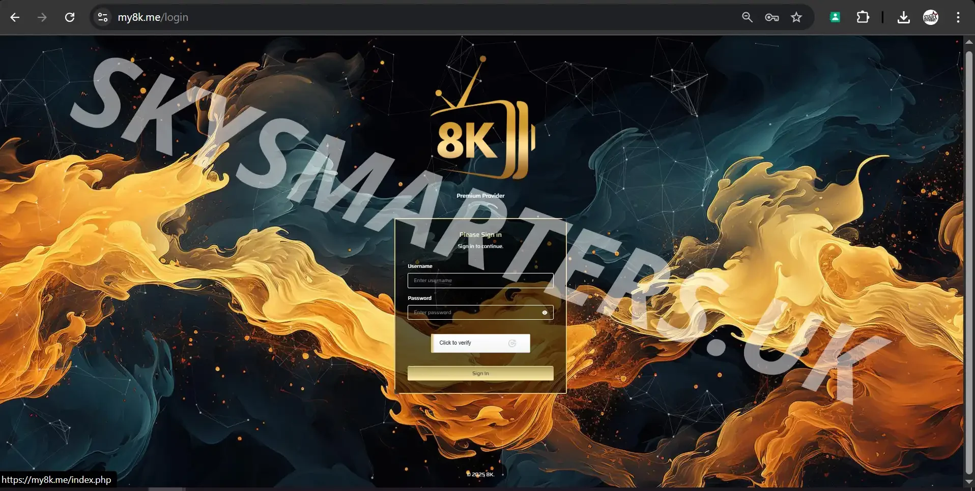 🔐 8k IPTV Reseller Login Page – Clean, Secure & Premium Access To Your Iptv Dashboard